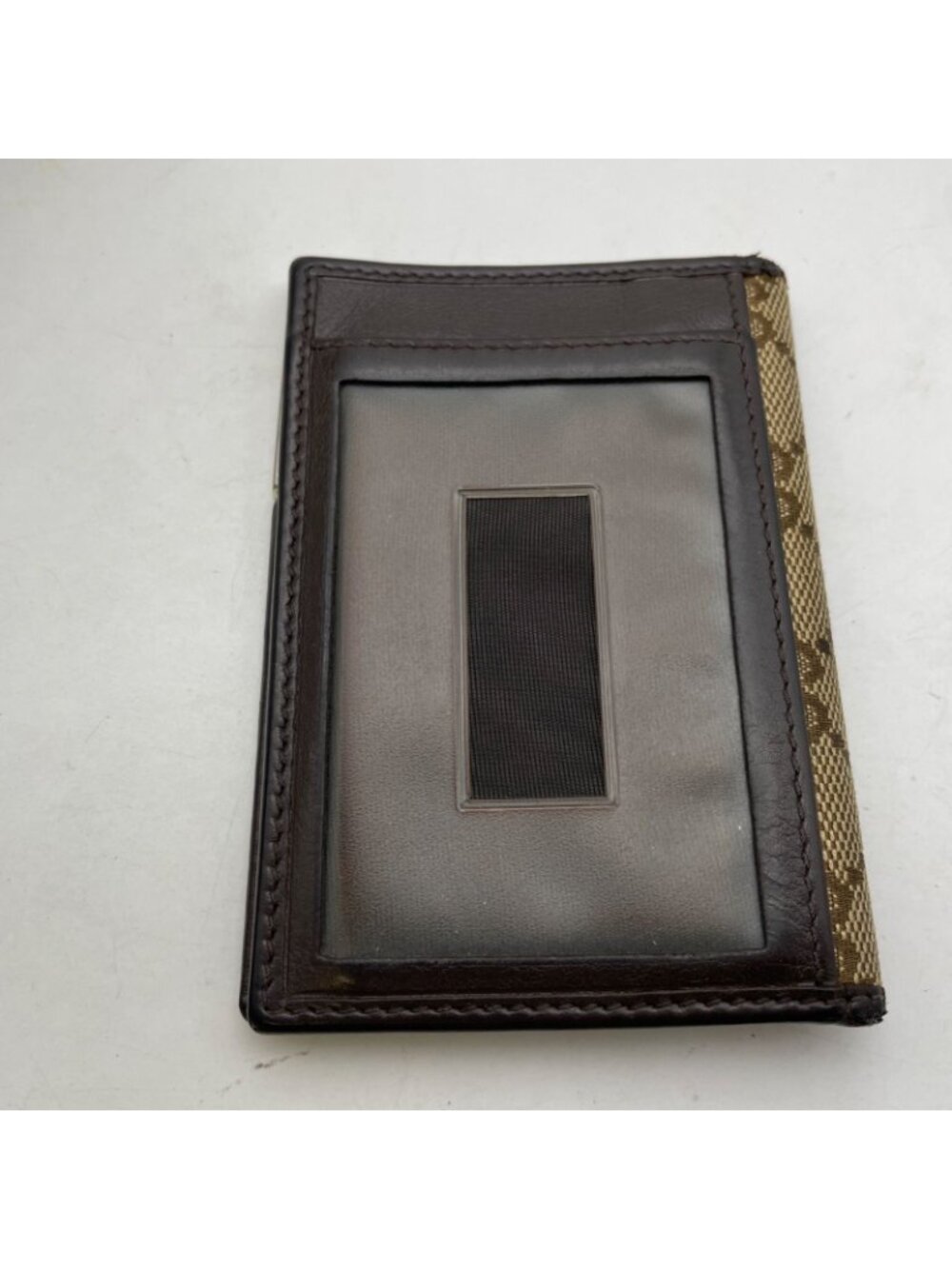 Gucci GG Canvas Card Case Brown - Picture 4 of 15